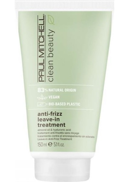Clean Beauty Anti-Frizz Leave-In Kabarma Önleyici Durulanmayan Krem 150ML