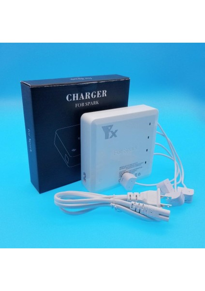 Djı Spark Şarj 6 In 1 4 Pil 2 USB Portlu 60 Dakika Tam Şarj
