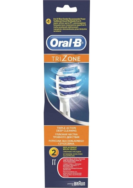 Trizone Diş Fırçası Yedek Başlığı 2 Adet