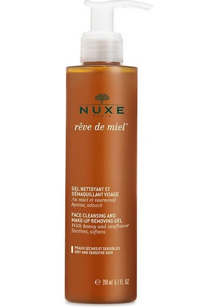 Reve De Miel Face Cleansing And Make Up Removing Gel 200ML