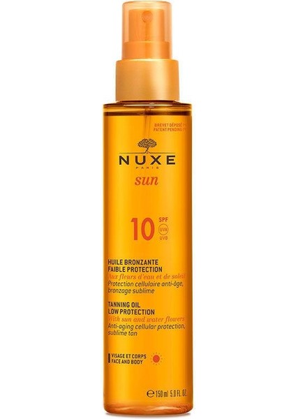 Sun Bronzlaştırıcı Yüz ve Vücut Yağı SPF10 150ML