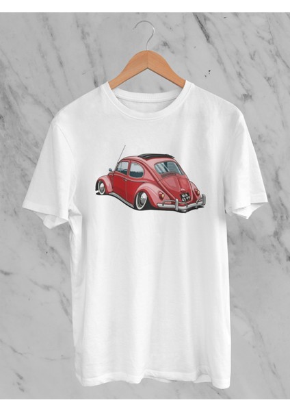 Beetle Baskılı Kadın T-Shirt