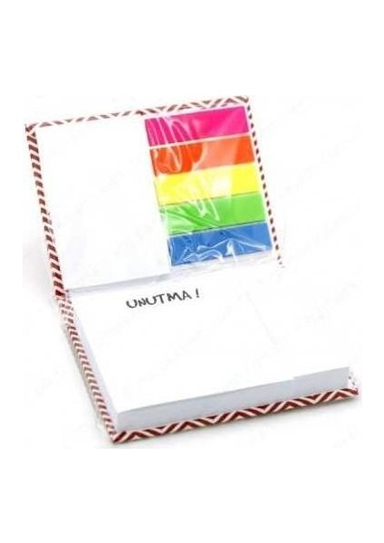 Notes 125 Yaprak 4 Parçalı Geometrik Yeşil