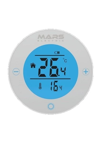 Mars S15 Kablosuz Dijital Dokunmatik Oda Termostatı