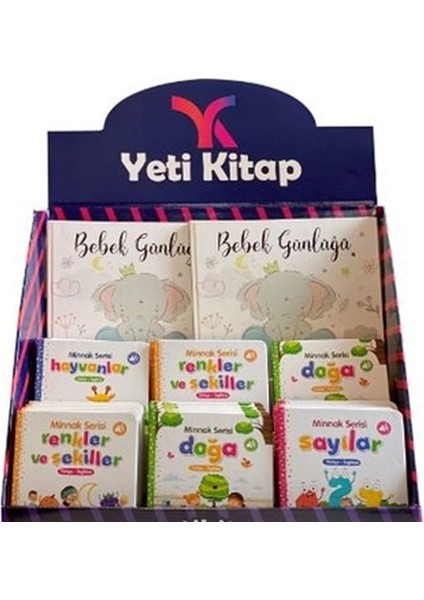 Bebek Kitapları Standı (45 Kitap - 5 Çeşit)