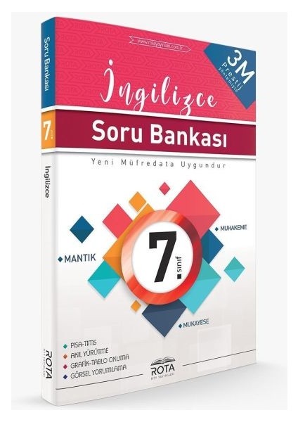 Rota 7. Sınıf Ingilizce Soru Bankası 3m Prestij(Yeni)