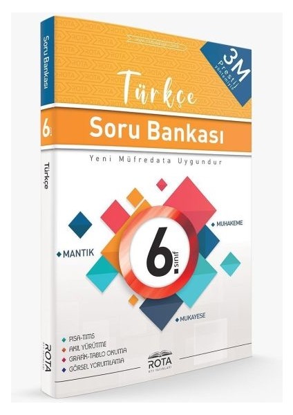 Rota 6.sınıf Türkçe Soru Bankası 3m Prestij(Yeni)
