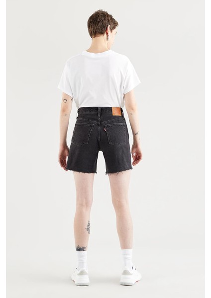 501 Mid Thigh Kadın Şort - Lunar Black