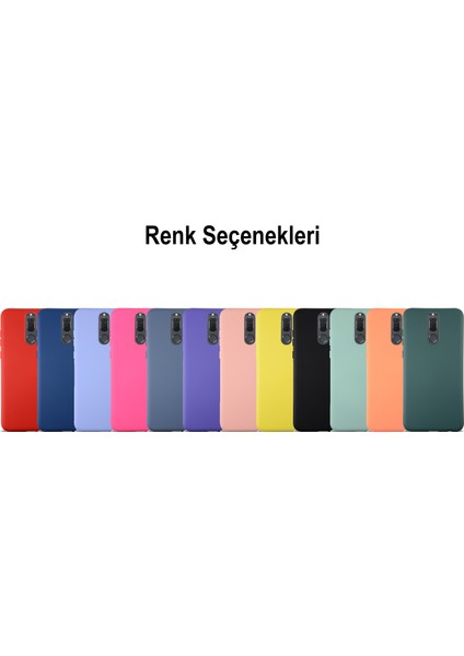 Caseworld Huawei Mate 10 Lite Kapak Içi Kadife Lansman Silikon Kılıf - Turkuaz