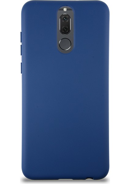 Caseworld Huawei Mate 10 Lite Kapak Içi Kadife Lansman Silikon Kılıf - Lacivert