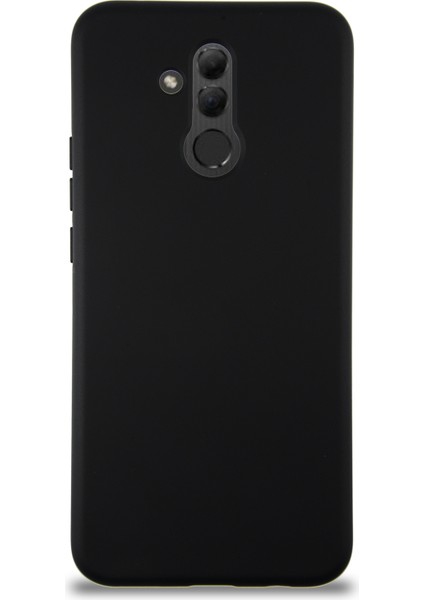 Caseworld Huawei Mate 20 Lite Kapak Içi Kadife Lansman Silikon Kılıf - Siyah