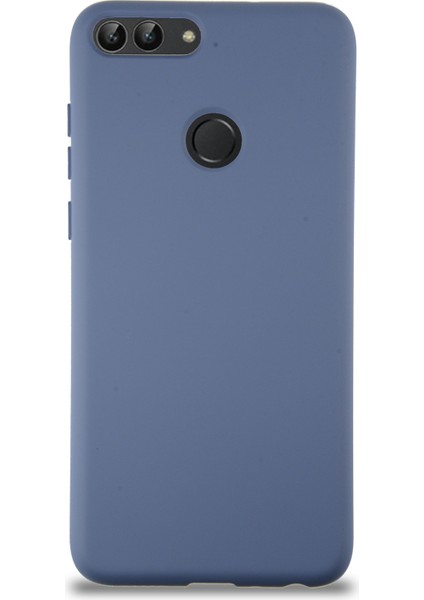 Caseworld Huawei P Smart Kapak Içi Kadife Lansman Silikon Kılıf - Petrol Mavisi