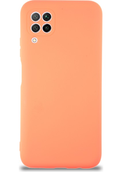 Caseworld Huawei P40 Lite Kapak Içi Kadife Kamera Korumalı Lansman Silikon Kılıf - Turuncu