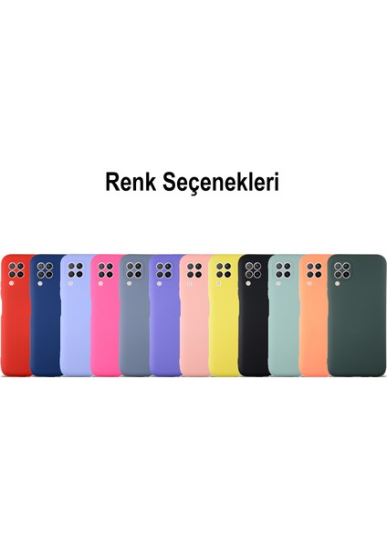 Caseworld Huawei P40 Lite Kapak Içi Kadife Kamera Korumalı Lansman Silikon Kılıf - Turuncu indirimleri