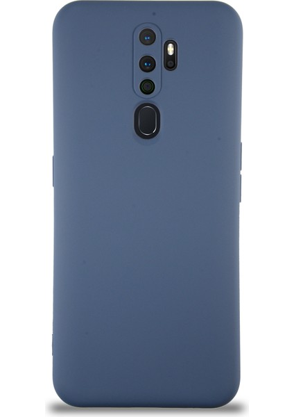 Caseworld Oppo A9 2020 Kapak Içi Kadife Kamera Korumalı Lansman Silikon Kılıf - Petrol Mavisi