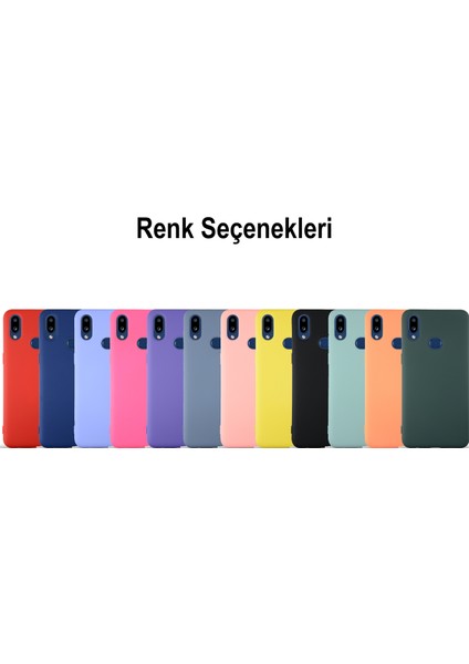 Caseworld Samsung Galaxy A10S Kapak Içi Kadife Lansman Silikon Kılıf - Petrol Mavisi