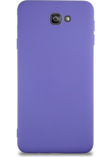 Caseworld Samsung Galaxy J7 Prime 2 Kapak Içi Kadife Lansman Silikon Kılıf - Mor