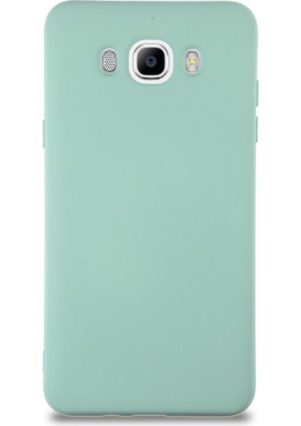 Caseworld Samsung Galaxy J7 2016 Kapak Içi Kadife Lansman Silikon Kılıf - Turkuaz
