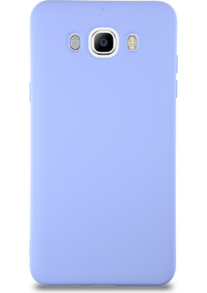 Caseworld Samsung Galaxy J7 2016 Kapak Içi Kadife Lansman Silikon Kılıf - Lila