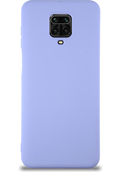 Caseworld Xiaomi Redmi Note 9 Pro Kapak Içi Kadife Lansman Silikon Kılıf - Lila