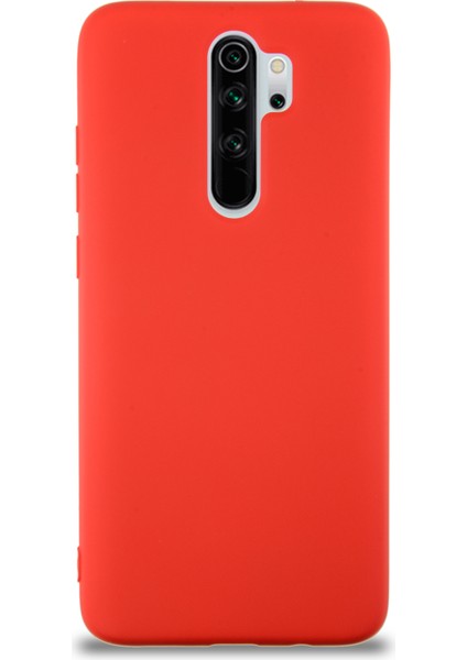 Caseworld Xiaomi Redmi Note 8 Pro Kapak Içi Kadife Lansman Silikon Kılıf - Kırmızı