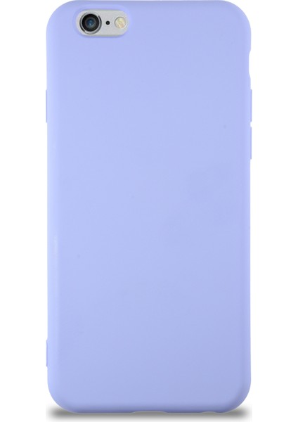 Caseworld Apple iPhone 6s Kapak Içi Kadife Lansman Silikon Kılıf - Lila