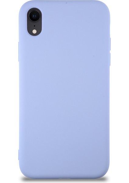 Caseworld Apple iPhone Xr Kapak Içi Kadife Lansman Silikon Kılıf - Lila