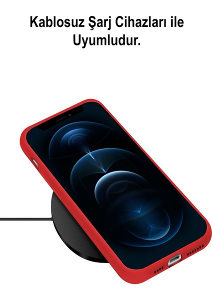 Caseworld Apple iPhone 7 Plus Kapak Içi Kadife Lansman Silikon Kılıf - Lacivert