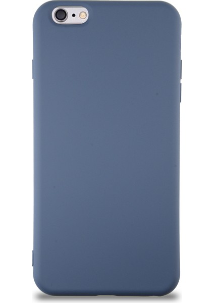 Caseworld Apple iPhone 6 Plus Kapak Içi Kadife Lansman Silikon Kılıf - Petrol Mavisi