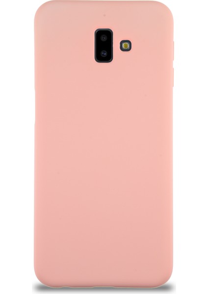 Caseworld Samsung Galaxy J6 Plus Kapak Içi Kadife Lansman Silikon Kılıf - Pembe