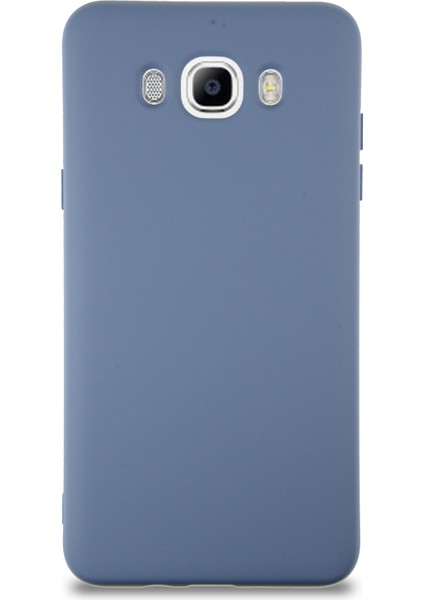 Caseworld Samsung Galaxy J7 2016 Kapak Içi Kadife Lansman Silikon Kılıf - Petrol Mavisi