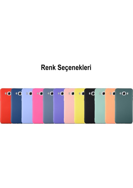 Caseworld Samsung Galaxy J7 2016 Kapak Içi Kadife Lansman Silikon Kılıf - Petrol Mavisi