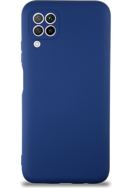 Caseworld Huawei P40 Lite Kapak Içi Kadife Kamera Korumalı Lansman Silikon Kılıf - Lacivert