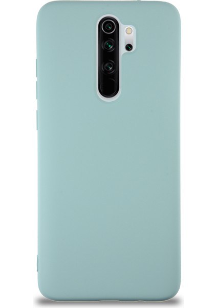 Caseworld Xiaomi Redmi Note 8 Pro Kapak Içi Kadife Lansman Silikon Kılıf - Turkuaz