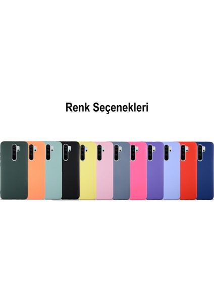 Caseworld Xiaomi Redmi Note 8 Pro Kapak Içi Kadife Lansman Silikon Kılıf - Turkuaz indirimleri