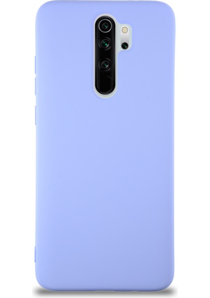 Caseworld Xiaomi Redmi Note 8 Pro Kapak Içi Kadife Lansman Silikon Kılıf - Lila