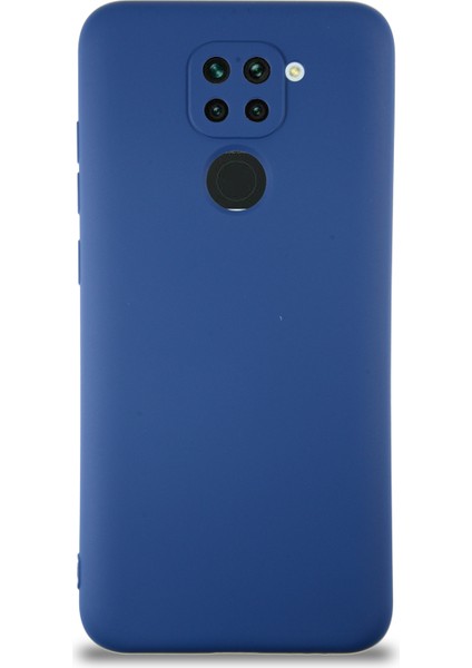 Caseworld Xiaomi Redmi Note 9 Kapak Içi Kadife Kamera Korumalı Lansman Silikon Kılıf - Lacivert