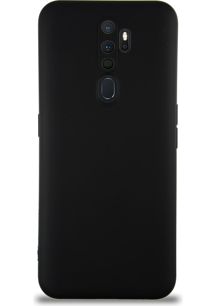 Caseworld Oppo A9 2020 Kapak Içi Kadife Kamera Korumalı Lansman Silikon Kılıf - Siyah
