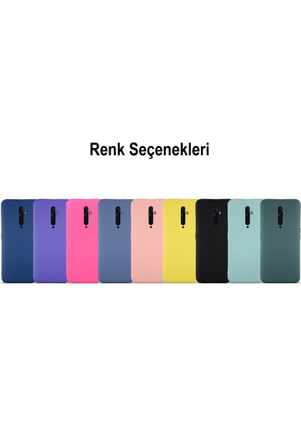 Caseworld Oppo Reno 2z Kapak Içi Kadife Lansman Silikon Kılıf - Yeşil indirimleri