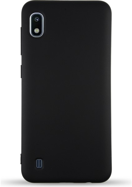 Caseworld Samsung Galaxy A10 Kapak Içi Kadife Lansman Silikon Kılıf - Siyah