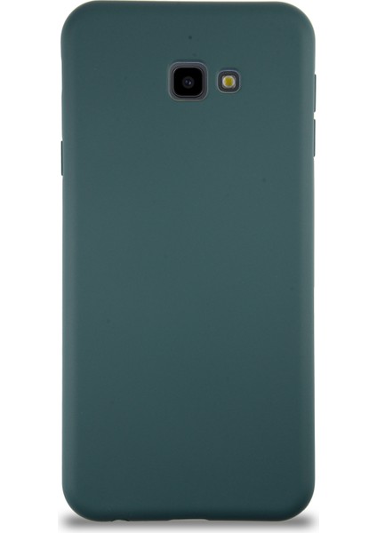 Caseworld Samsung Galaxy J4 Plus Kapak Içi Kadife Lansman Silikon Kılıf - Yeşil
