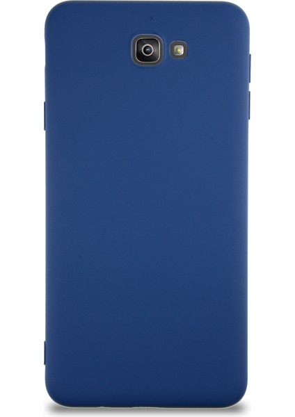Caseworld Samsung Galaxy J7 Prime 2 Kapak Içi Kadife Lansman Silikon Kılıf - Lacivert