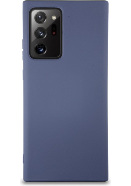 Caseworld Samsung Galaxy Note 20 Ultra Kapak Içi Kadife Lansman Silikon Kılıf - Petrol Mavisi
