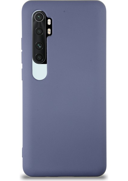 Caseworld Xiaomi Mi Note 10 Lite Kapak Içi Kadife Lansman Silikon Kılıf - Petrol Mavisi