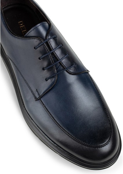 Deri Mavi Günlük Comfort Erkek Ayakkabı indirimleri