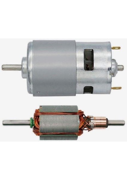 Rs 775 Dc Motor Rulmanlı 12-36 Volt 3000 Rpm Şarjlı Matkap – Cnc Motoru