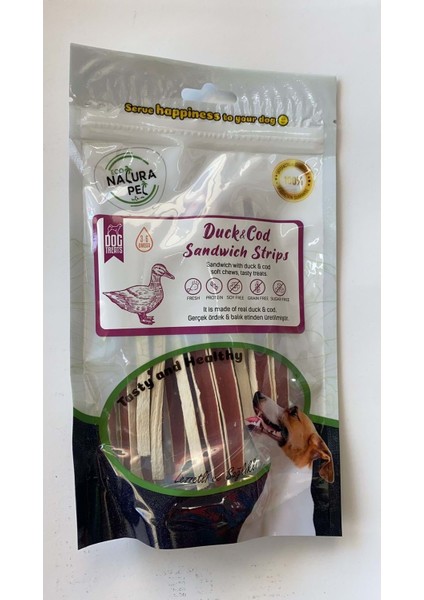 Eco Natura Pet Duck&cod Sandwich Ördekli Sandiviç Köpek Ödülü 100GR