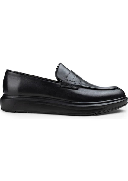 Deri Siyah Comfort Erkek Loafer