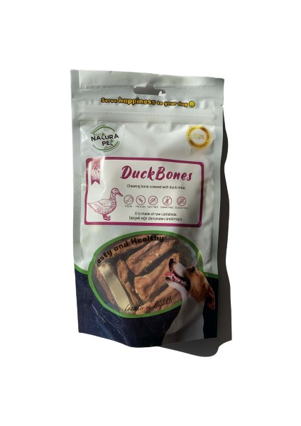 Eco Natura Pet Duck Bones Ördek Eti Kaplı Press Kemik Köpek Ödülü 105GR