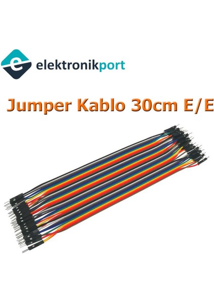 Jumper Kablo (Erkek - Erkek) 30 cm 40 Adet